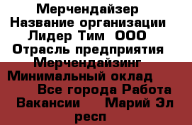 Мерчендайзер › Название организации ­ Лидер Тим, ООО › Отрасль предприятия ­ Мерчендайзинг › Минимальный оклад ­ 27 800 - Все города Работа » Вакансии   . Марий Эл респ.